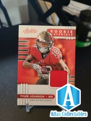 Tyler Johnson 2020 Panini Absolute Rookie Materials Jersey Patch RC #42 Bucs